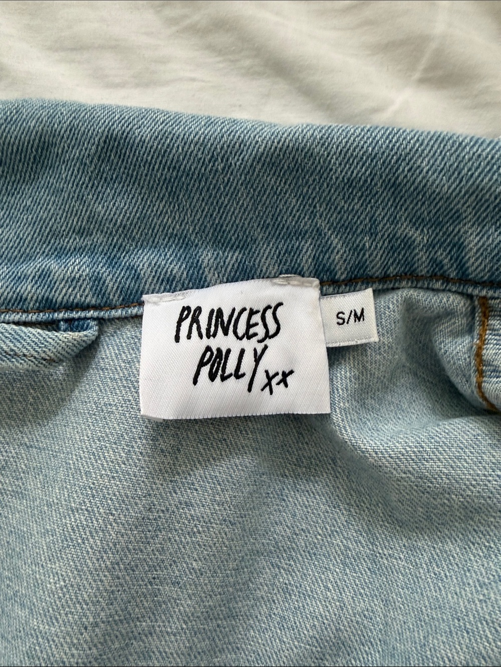 Princess Polly Light Blue Oversized Denim Jacket - Picture 4 of 8
